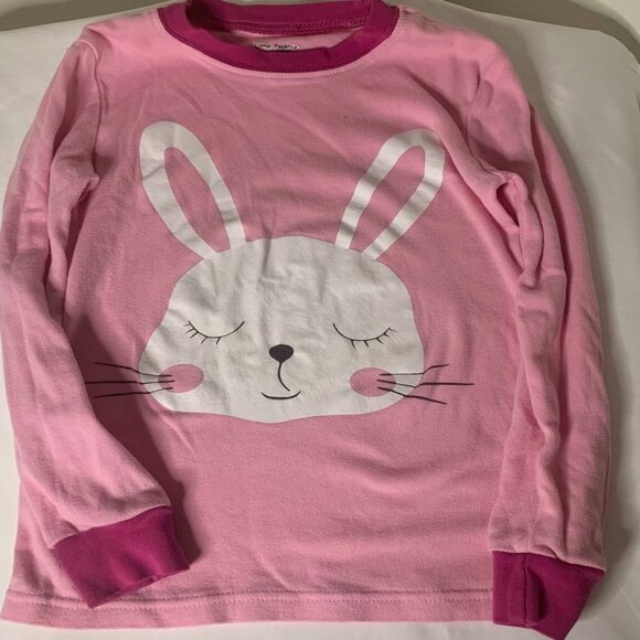 LITTLE PAJAMAS Other - LITTLE PAJAMA, BUNNY PRINT 100% SOFT COTTON SIZE 8 PINK AND WHITE
